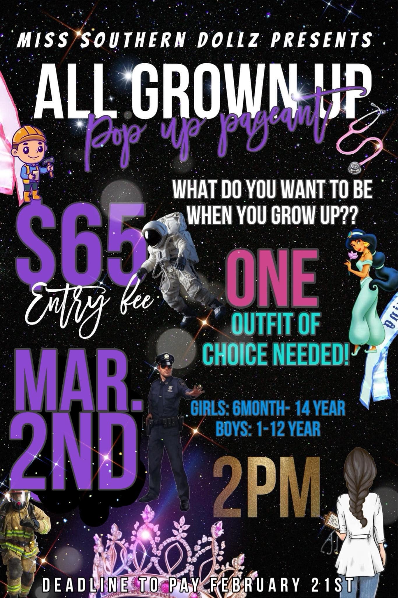 All Grown-Up Pop-Up Registration 2025